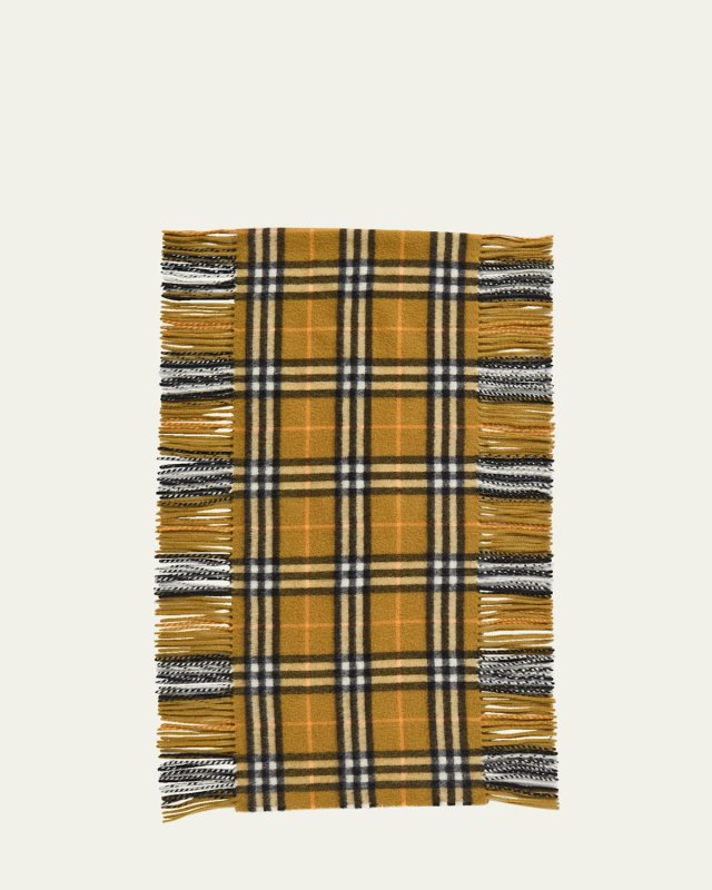 Check Happy Cashmere Scarf